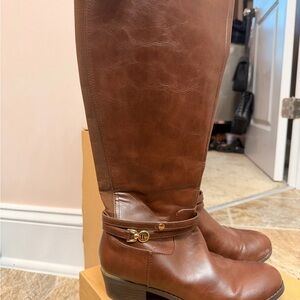 Liz Claiborne Rich Brown Heeled Boots
